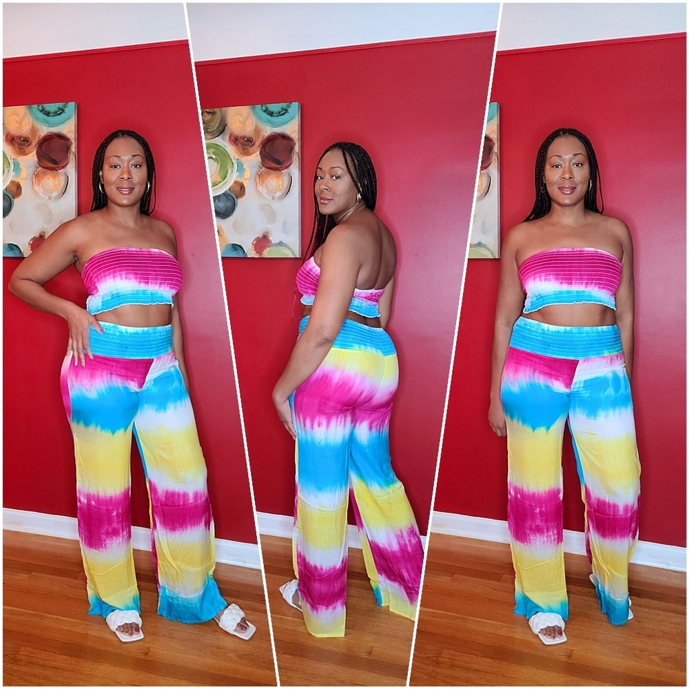 Tie Dye Pants Set